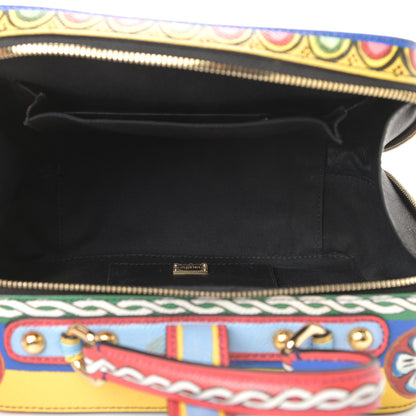 Dolce & Gabbana Dauphine Teatro dei Pupi Printed Box Bag Multicolor Red 5 of 10