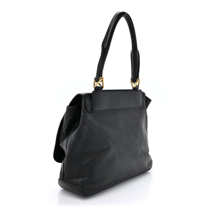 Givenchy Calfskin Bolt Stud Mirte Saddle Bag Black 3 of 21