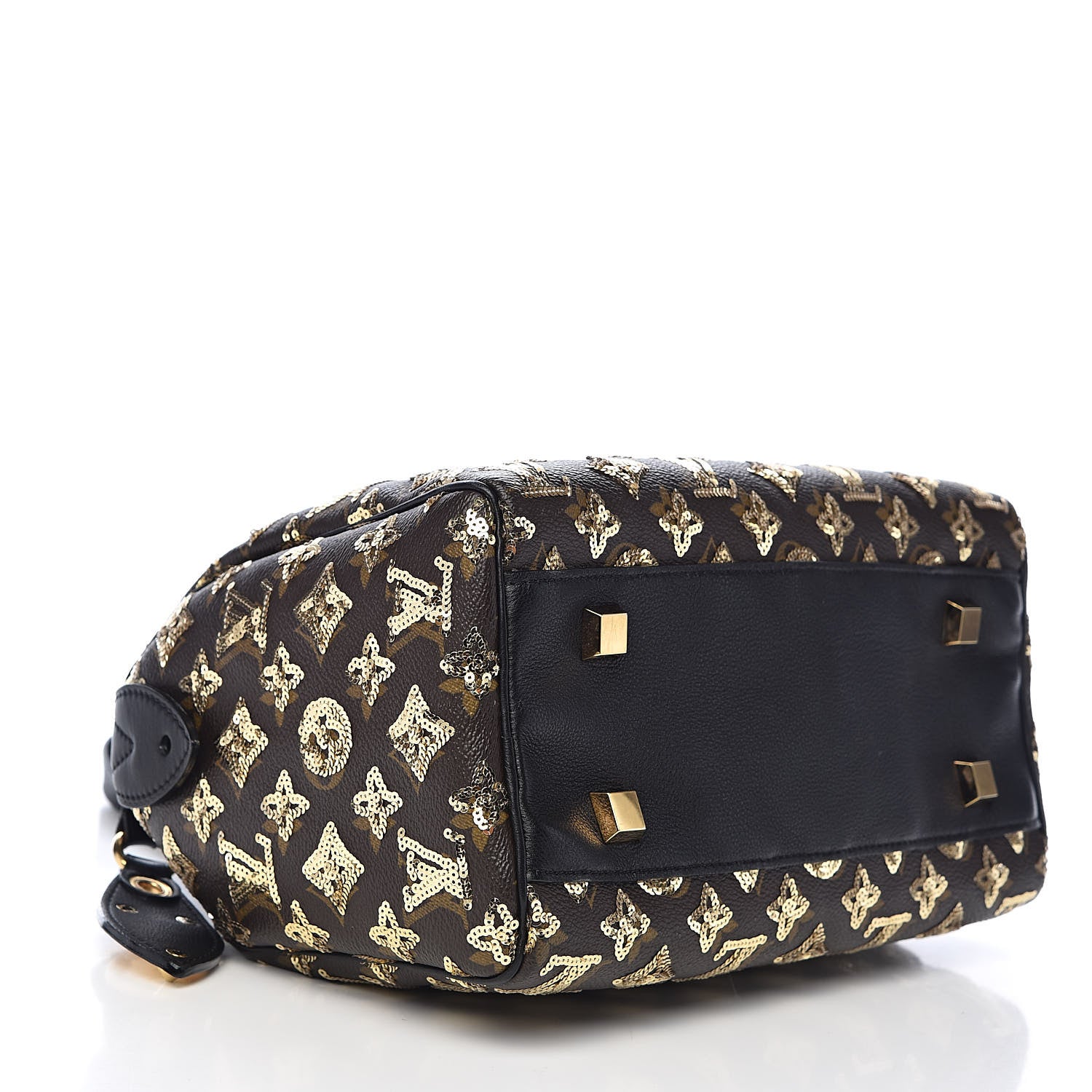 Louis Vuitton Monogram Sequins Eclipse Speedy 28 Gold 4 of 10