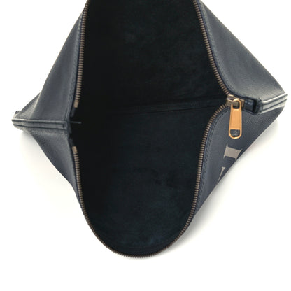 Gucci Pebbled Calfskin Large Logo Portfolio Clutch Black 5 of 11