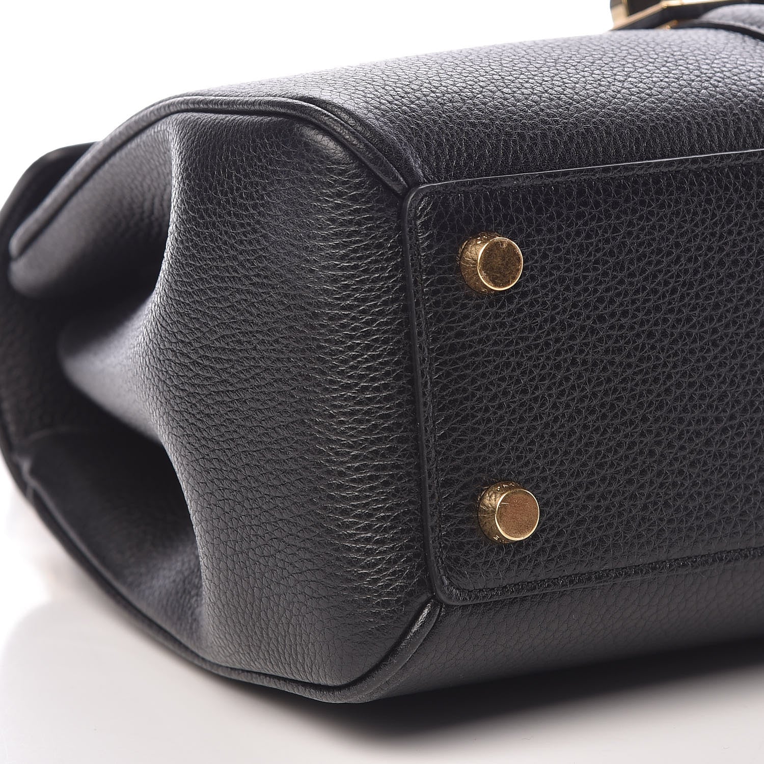 Celine Grained Calfskin Small 16 Top Handle Bag Black 11 of 12