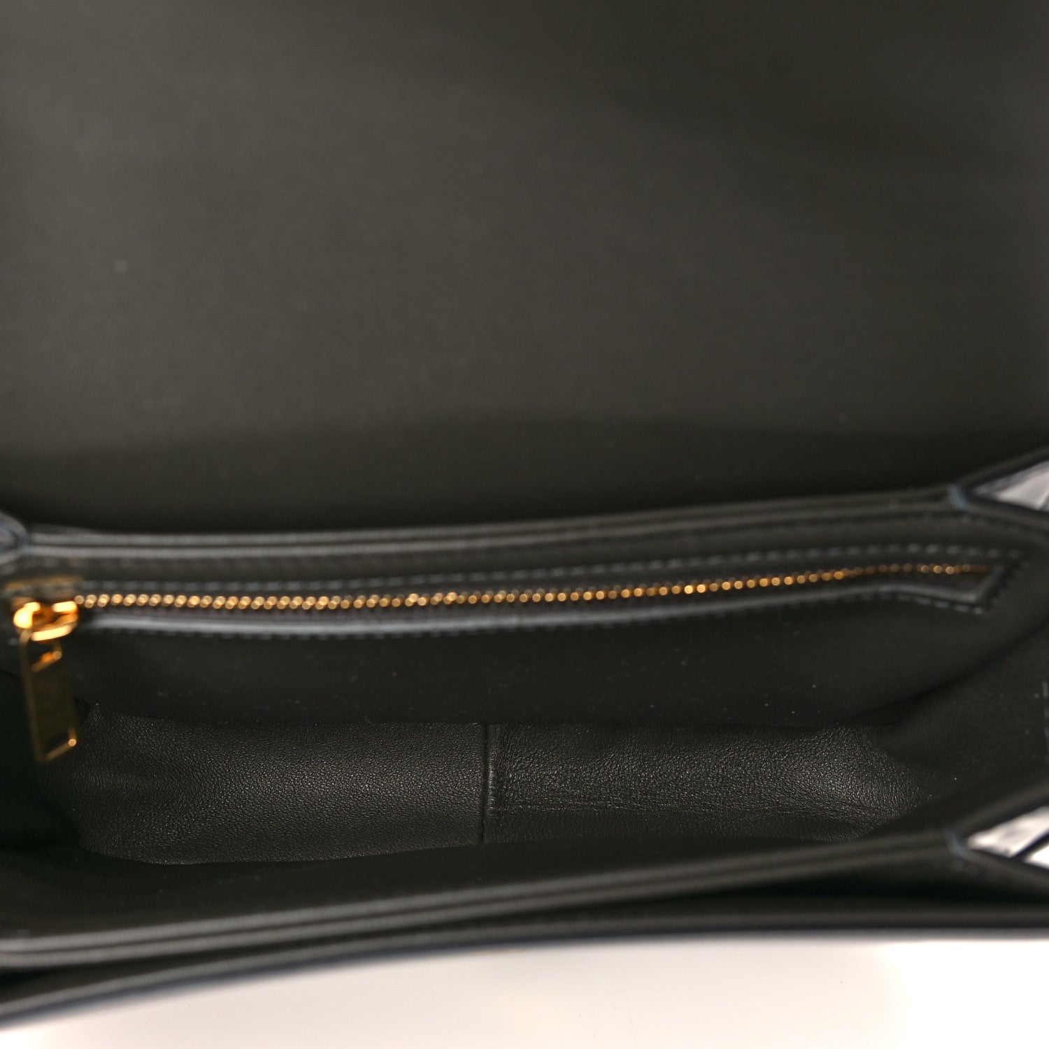 Celine Shiny Calfskin Teen Cuir Triomphe Anthracite 4 of 8
