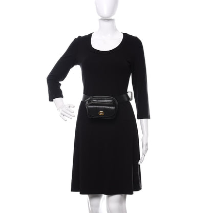 Gucci Fluffy Calfskin Mini Morpheus Belt Bag 70 28 Black 2 of 11