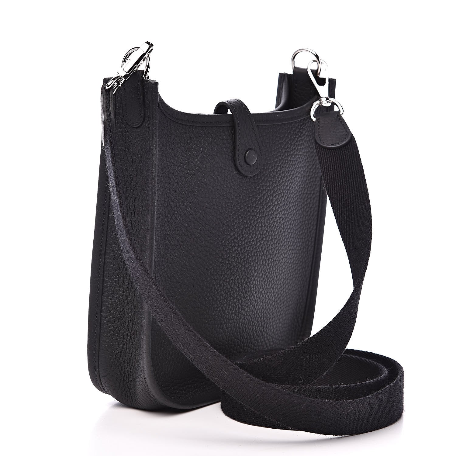Hermes Taurillon Clemence Evelyne TPM Black 3 of 11