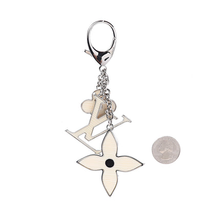 Louis Vuitton Fleur d Epi Bag Charm Ivory 2 of 6