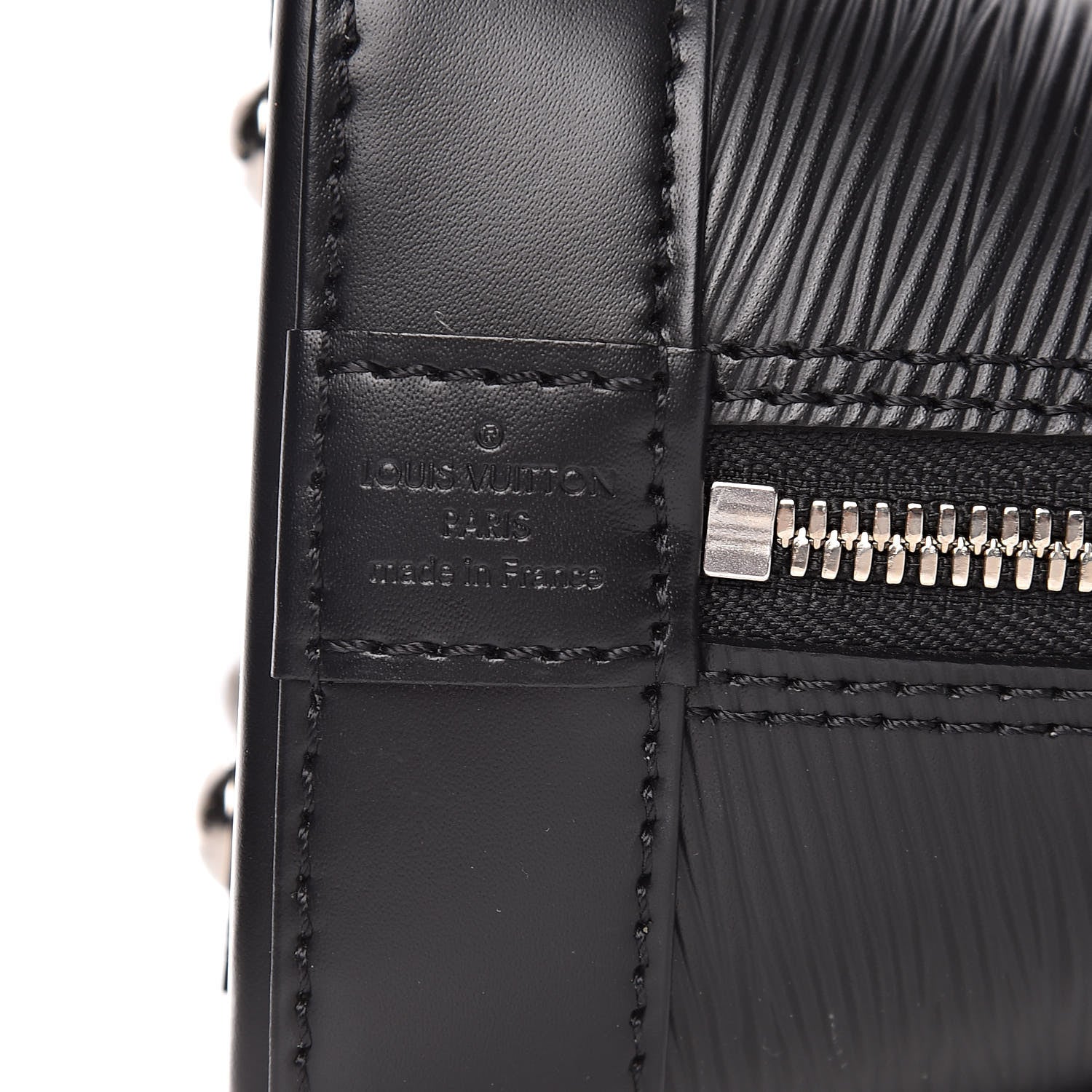 Louis Vuitton Epi Alma BB Black 6 of 9