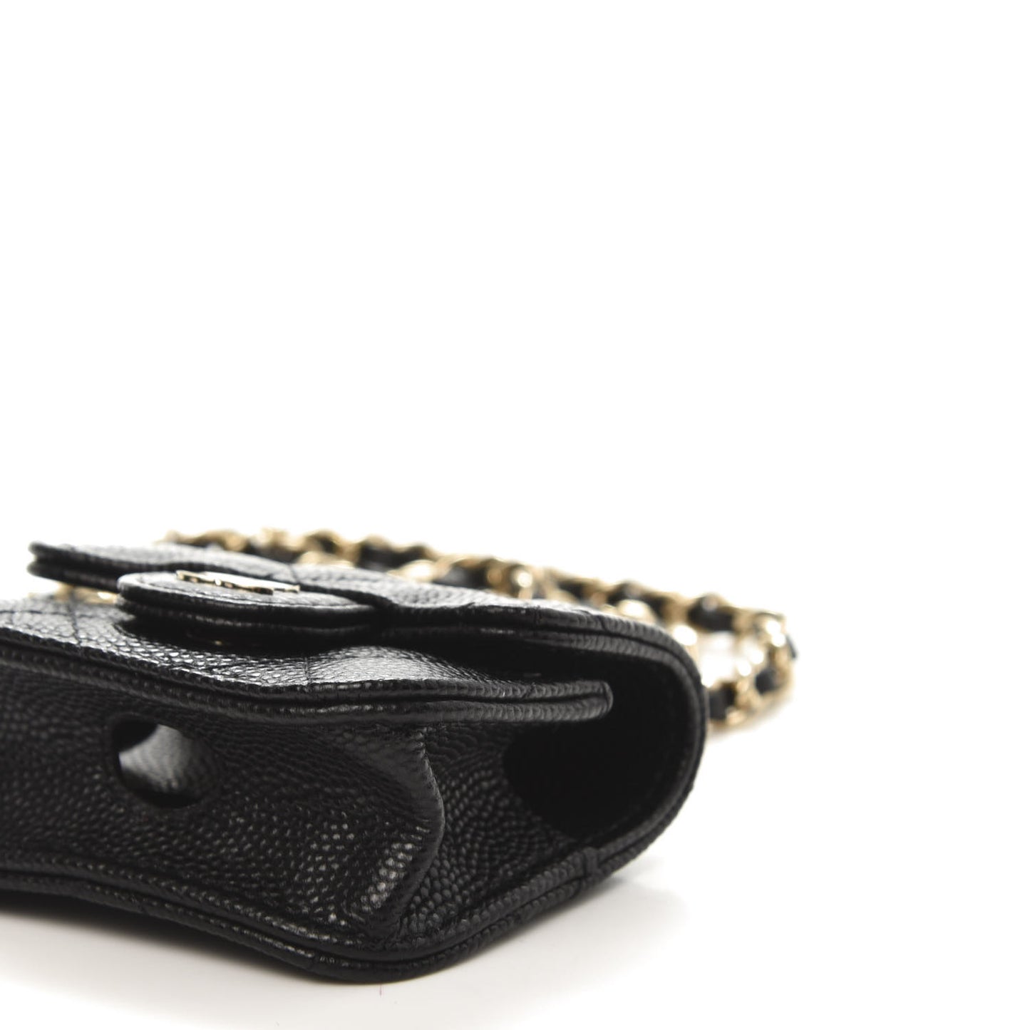 Caviar Quilted Airpods Pro Case Black