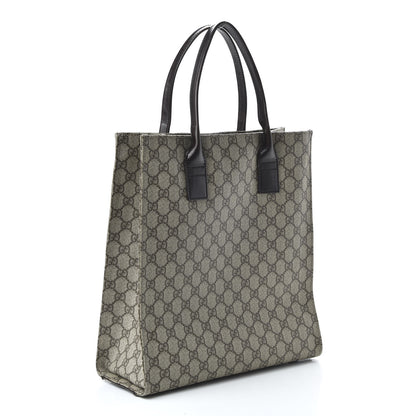 Gucci GG Plus Monogram Small Vertical Tote Dark Brown 3 of 10