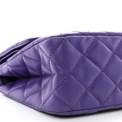 Chanel Lambskin Quilted 2.55 Reissue 226 Flap Purple 9 of 15