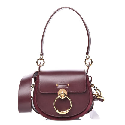 Chloe Calfskin Small Tess Bag Burnt Brown 1 of 12