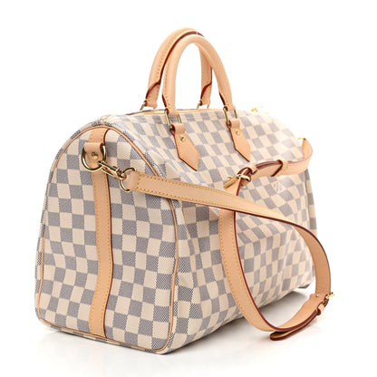 Louis Vuitton Damier Azur Speedy Bandouliere 35 3 of 9