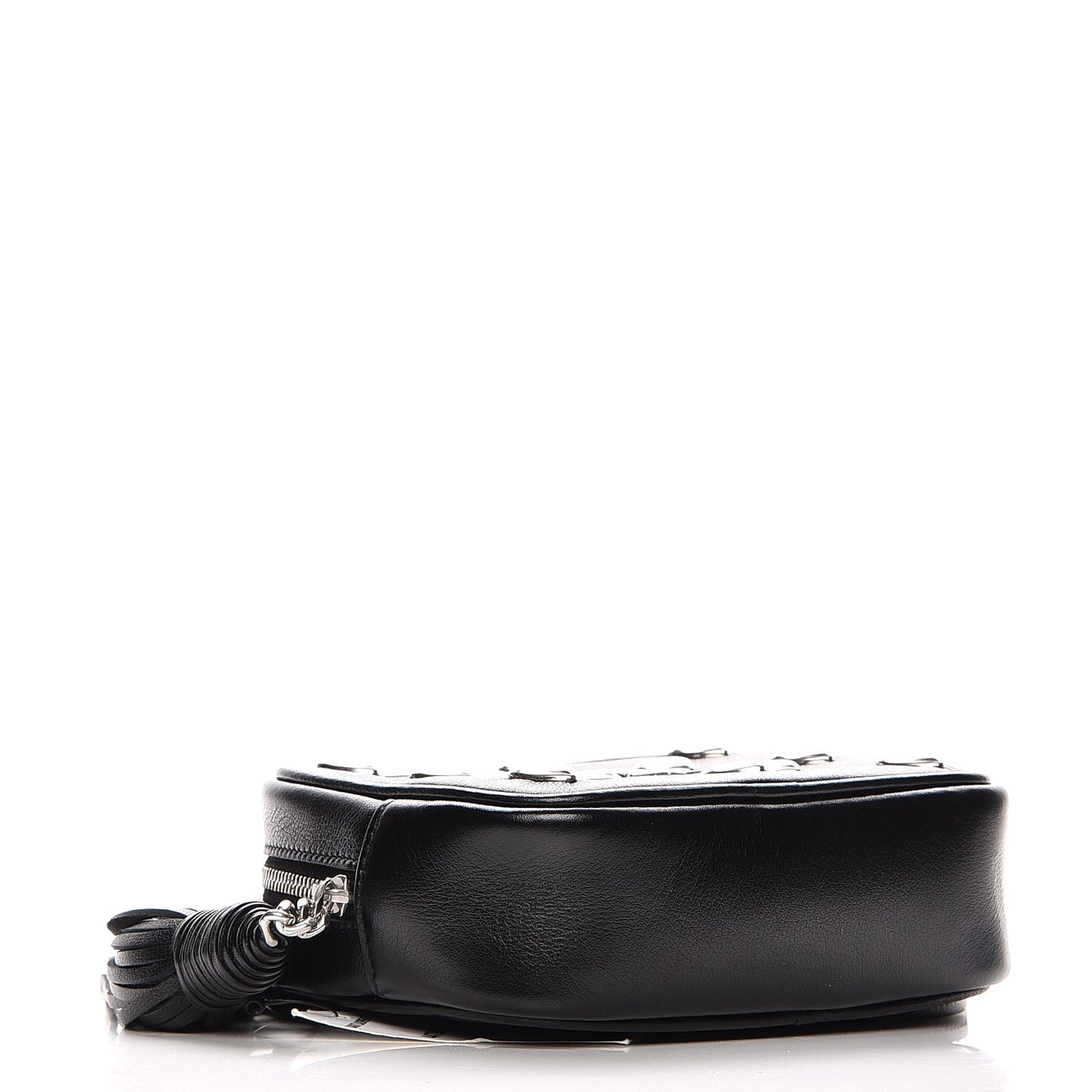 Nappa Studded Monogram Heart Blogger Bag Black