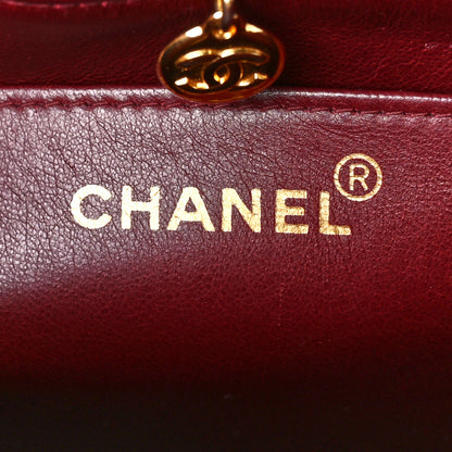 Chanel Lambskin Quilted Single Flap Shoulder Bag Black 6 of 12