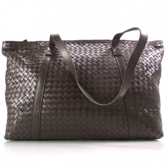 Bottega Veneta Woven Large Intrecciato Tote Ebano 1 of 9