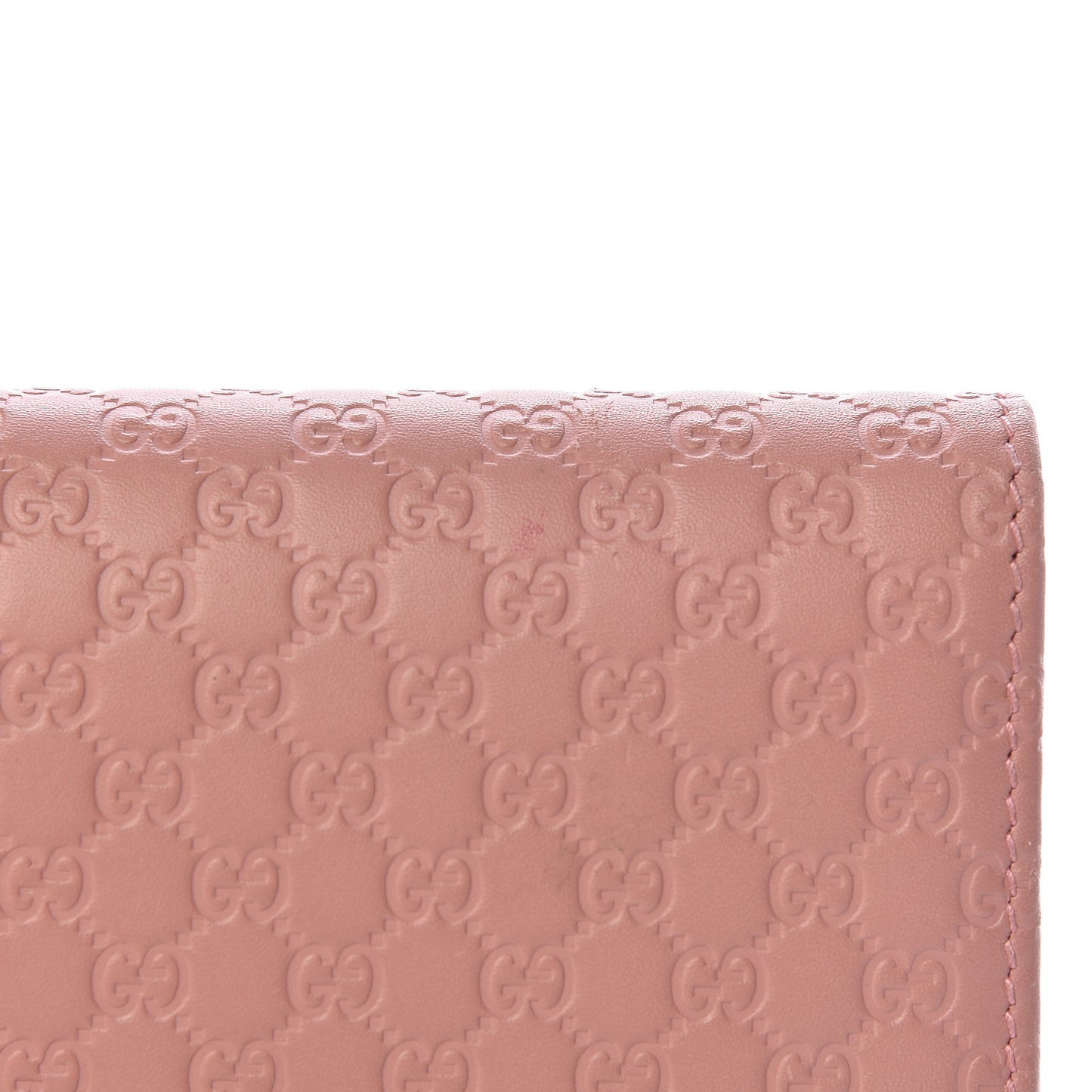 Soft Microguccissima Continental Wallet Soft Pink
