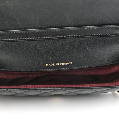 Chanel Lambskin Quilted Glasses Case With Chain Black 5 of 11