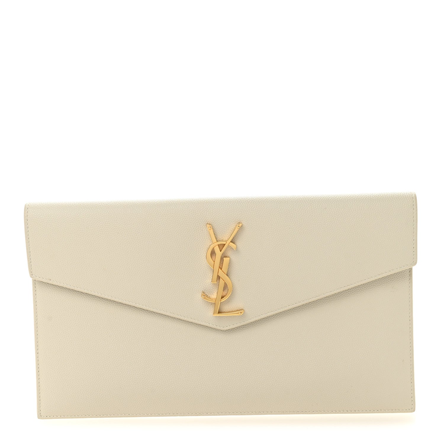 Saint Laurent Grain De Poudre Uptown Pouch Crema Soft 1 of 12