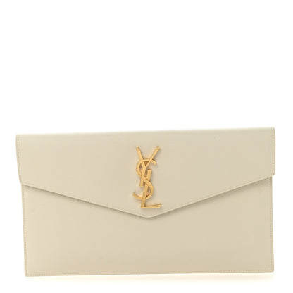 Saint Laurent Grain De Poudre Uptown Pouch Crema Soft 1 of 12