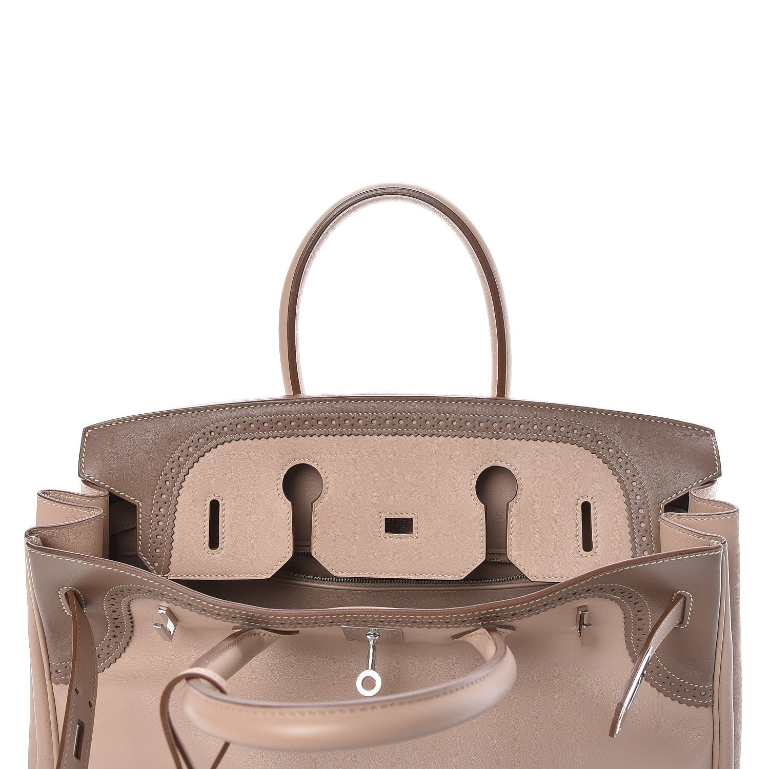 Hermes Swift Ghillies Birkin 35 Argile Etoupe 26 of 38