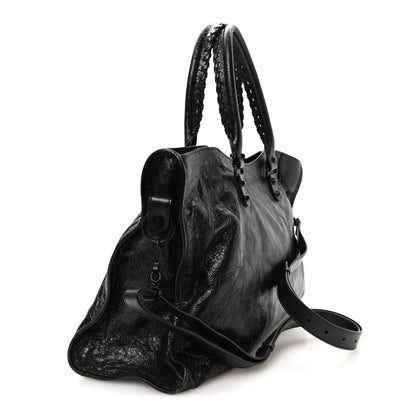 Balenciaga Agneau Arena Matte Hardware Large Le City Black 3 of 10