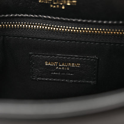 Saint Laurent Lambskin Matelasse Monogram Medium Niki Chain Satchel Black 6 of 10