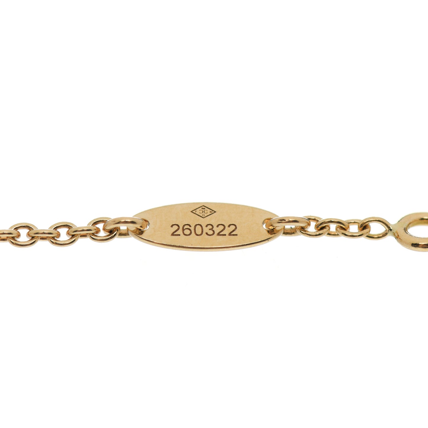 18K Yellow Gold Diamond XS Rose Des Vents Bracelet