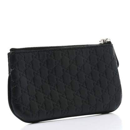Gucci Microguccissima Key Ring Coin Case Black 3 of 8