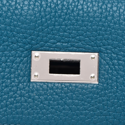 Hermes Togo Kelly Retourne 32 Bleu Izmir 28 of 35