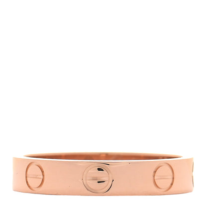 Cartier 18K Pink Gold 3.5mm LOVE Wedding Band Ring 50 5.25 1 of 5