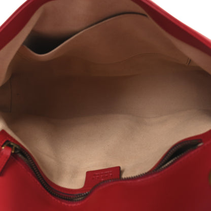 Gucci Calfskin Matelasse Medium GG Marmont Shoulder Bag Hibiscus Red 5 of 10