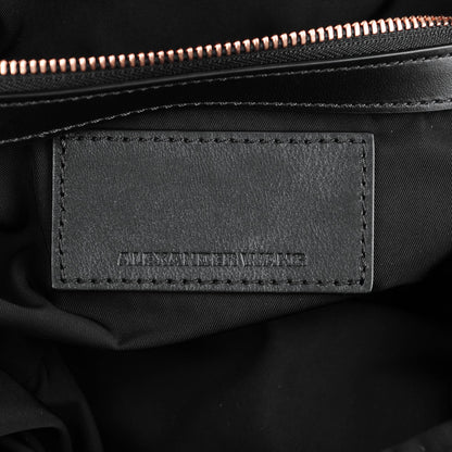 Alexander Wang Pebbled Calfskin Large Emile Black Rose Gold Hardware 7 of 7