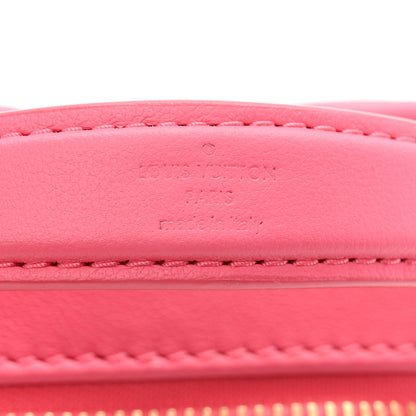 Louis Vuitton Calfskin Embroidered Monogram Pop My Heart Bag Pouch Dragon Fruit Pink 6 of 9