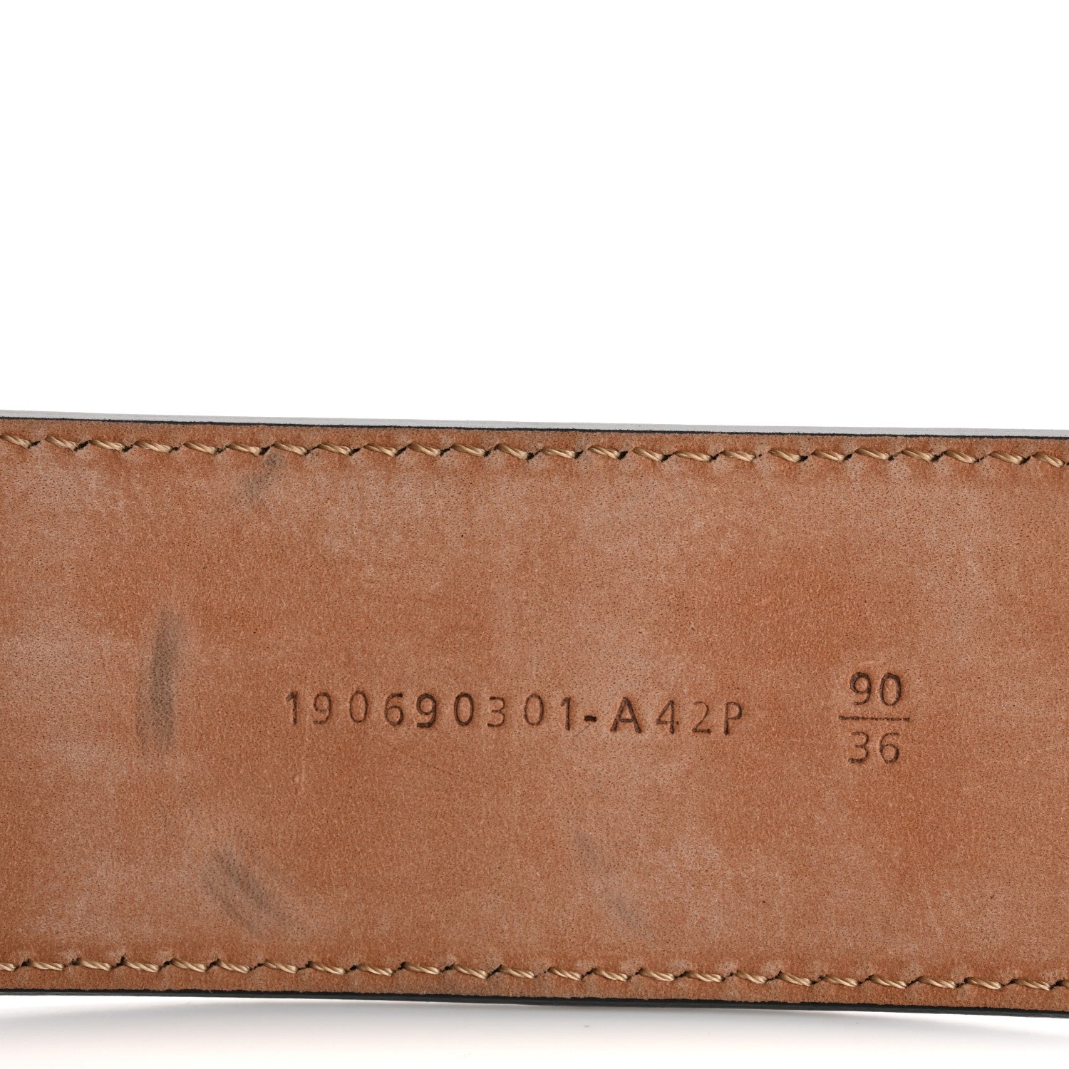 Fendi Calfskin F is Fendi FF 1974 Embossed Belt 90 36 Black 6 of 7
