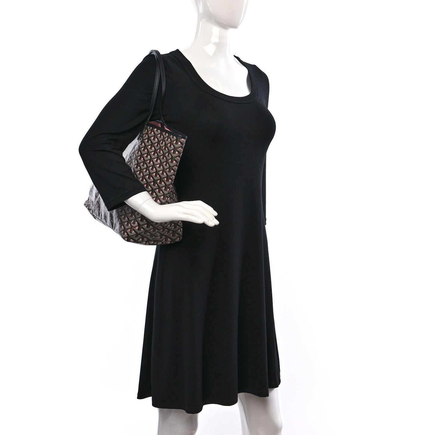 Goyardine Saint Louis Claire Voie PM Black Pink