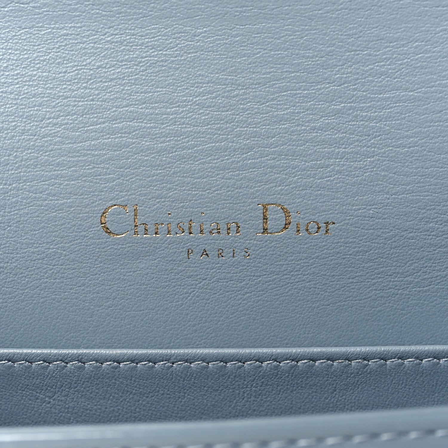Christian Dior Patent Cannage Lady Dior Convertible Clutch Cloud Blue 7 of 9