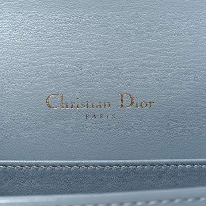 Christian Dior Patent Cannage Lady Dior Convertible Clutch Cloud Blue 7 of 9