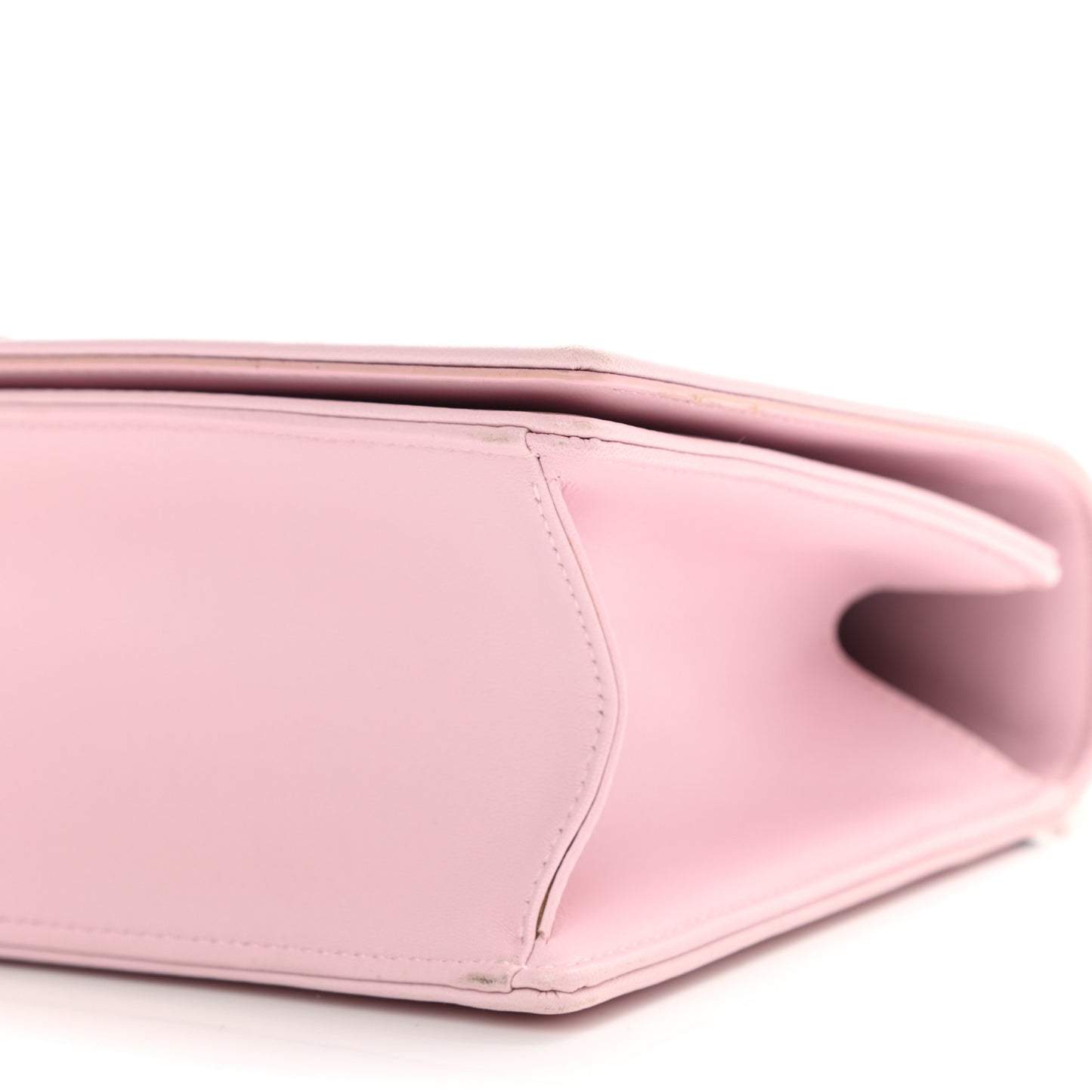 Lambskin Paradise Diorama Flap Bag Pink Multicolor