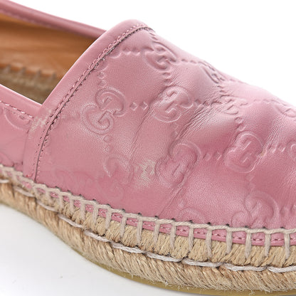 Gucci Guccissima Signature Espadrilles 38 Rose Baby Candy 11 of 13