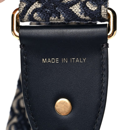 Christian Dior Oblique Adjustable Shoulder Strap Blue 5 of 6