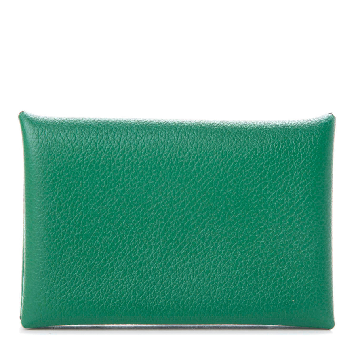 Hermes Evercolor Calvi Card Case Vert Vertigo 1 of 5