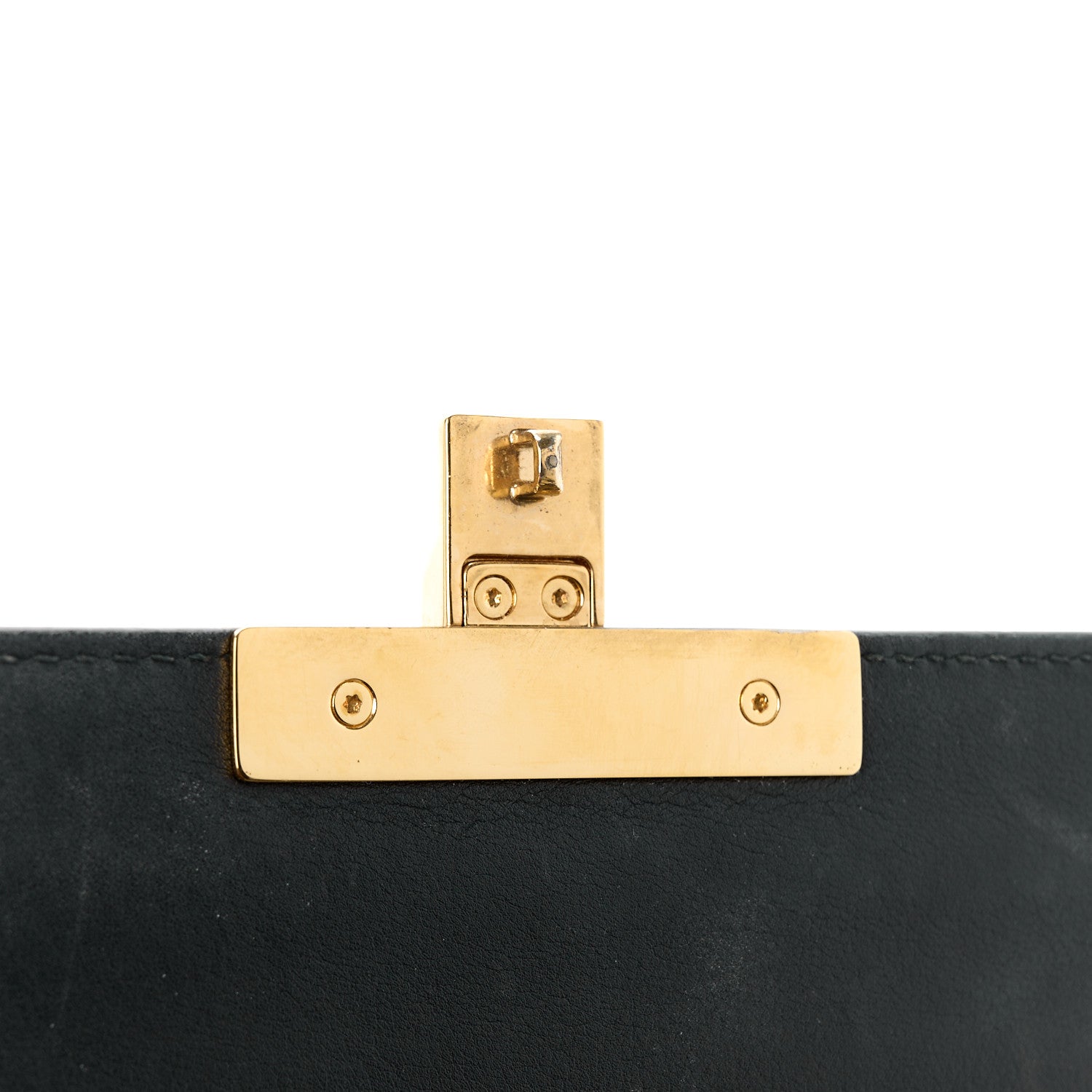Gucci GG Supreme Monogram Calfskin Small Padlock Shoulder Bag Beige Black Cuir 14 of 16