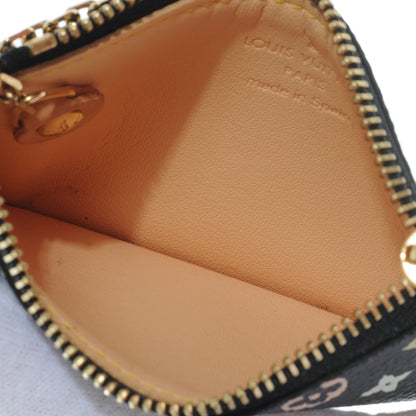 Louis Vuitton Monogram Multicolor Key Pouch Black 6 of 6