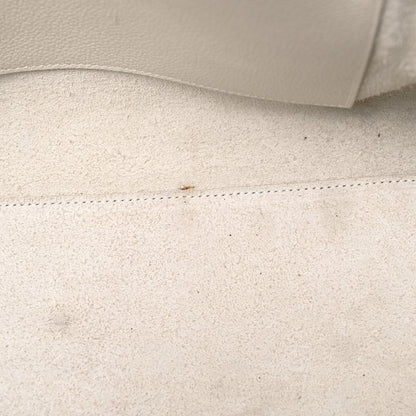 Saint Laurent Grained Calfskin Small Rive Gauche White 15 of 35