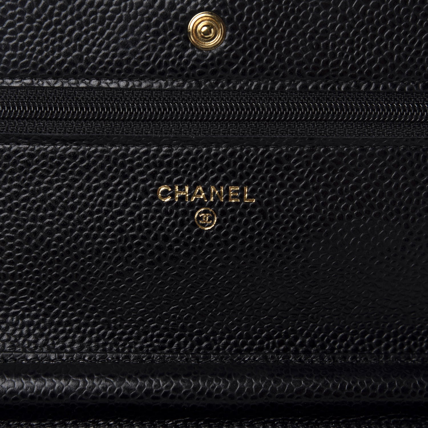 Chanel Caviar Quilted Wallet On Chain WOC Black 8 of 12