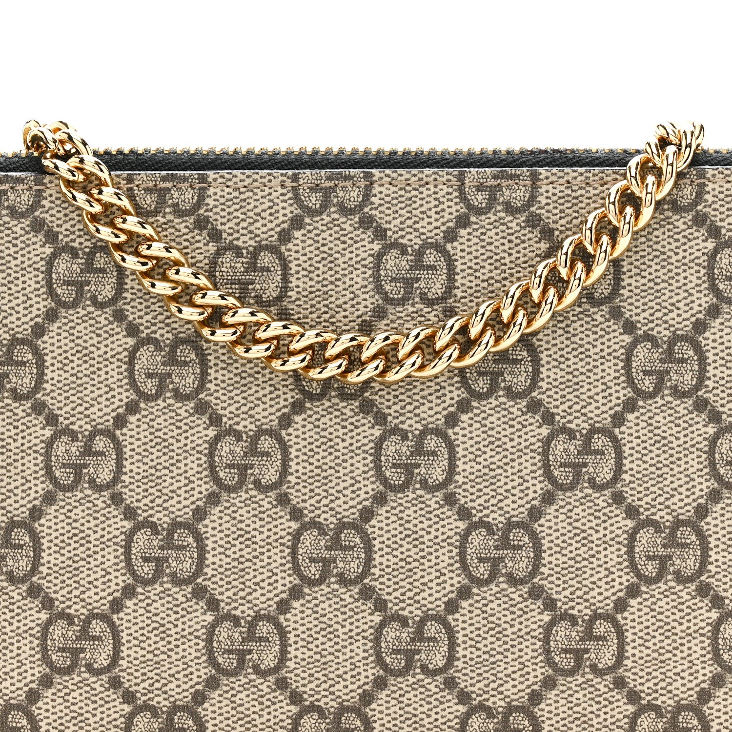Gucci GG Supreme Monogram Wrist Wallet Black 8 of 10