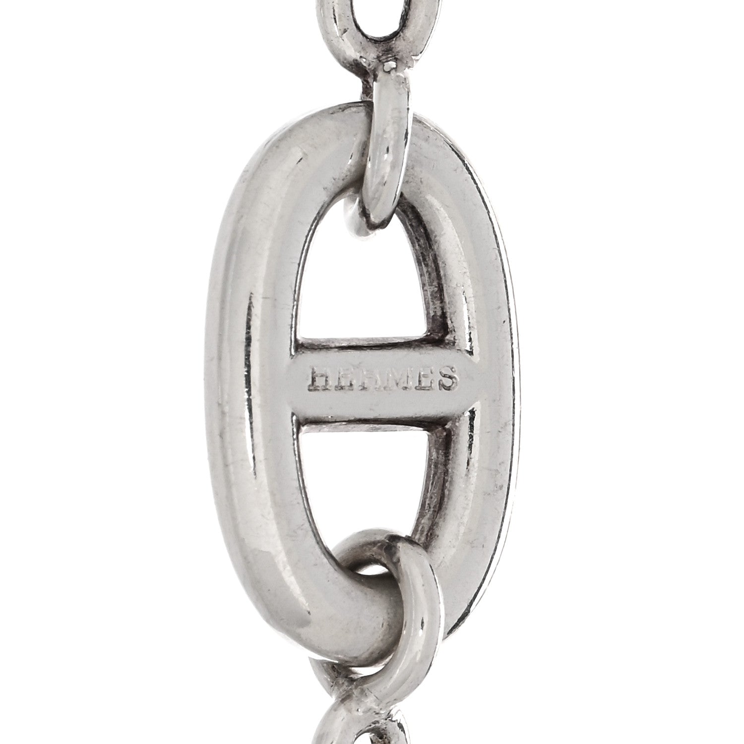 Hermes Sterling Silver Farandole Bracelet LG 3 of 3