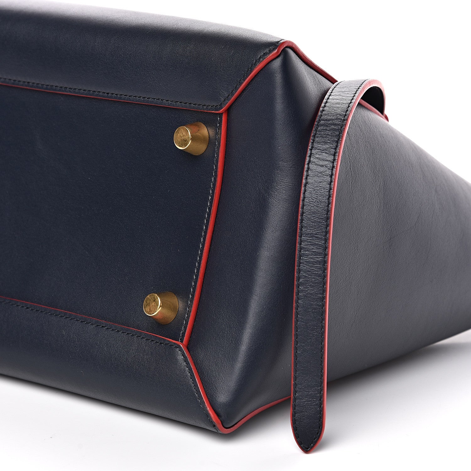 Celine Satin Calfskin Mini Belt Bag Navy Blue 11 of 11