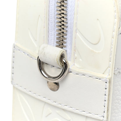 Christian Louboutin Grained Calfskin Rubber Ruisbuddy Messenger Bag White 8 of 11