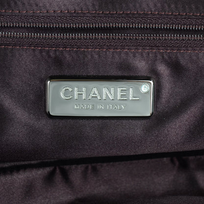 Chanel Lambskin Embroidered Frame Bag Violet Fonce 6 of 8