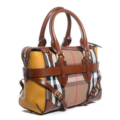 Burberry House Check Small Gladstone Gold Freesia 3 of 14